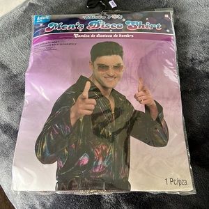 Mens Disco Halloween Costume Shirt